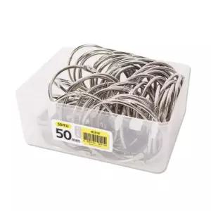 마그피아 실버카드링 50mm (50개입)링 오피스용품 사무 문서링 다용도링 문구용링 카드링 단어장링 도링 고