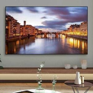 벽걸이 빔 스크린 패키지 200인치 간단한 침실용 43 인치 150인치