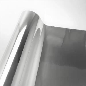 Stretchable 크롬 실버 비닐 랩 공기 방출 자동차 스티커 자기 접착 필름 롤 DIY 장식 미러 포장