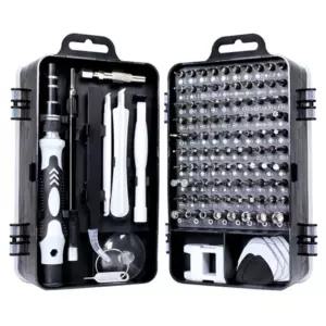 (한정특가) 115in1 스크류 정밀 드라이버세트 안경 십자 일자 시계 공구 폰수리 수리