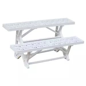 생담 플라스틱 화분진열대 2단다육이거치대 인테리어 수납장 정리선반 다용도 화분대