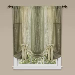 ACHIM 조명 필터링 옴브레 타이업 창문 그늘막 폭 50인치 길이 63인치현존 세탁기 사용 가능하며 주방 거실