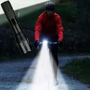 LED 후레쉬 줌 해루질 랜턴 써치라이트 충전식 건전지손전등 밝은손 캠핑손 소형손 LED손 식손 휴대용손 미