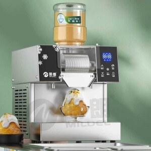 눈꽃 빙수기 각얼음 빙삭기 원터치 눈꽃빙수기 우유팥빙수 우유 쇄빙기 3초 까페