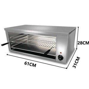 전기 생선 그릴 업소용 하부 이중 프레스 가게 1생선 양면 야끼바 생선구리기 기계