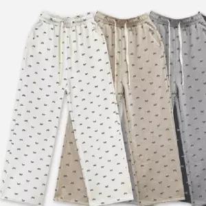 와이드 허리밴딩 팬츠 통바지 ST241021밴 밴팬츠 밴바지 카고 건빵 작업 고무줄