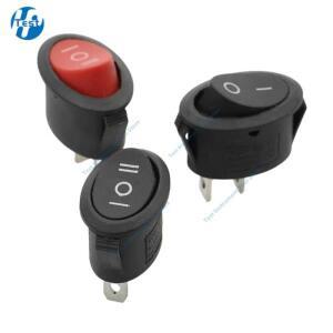 KCD7 타원형 스위치 2 핀 기어 3 전기 주전자 로커 조명 유무 1 개