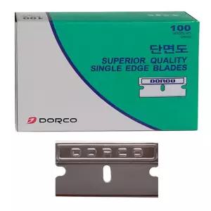 도루코 단면도 면도날 100P 박스면도칼 면도기 연필 리필 호환용 교체 일회용 세트