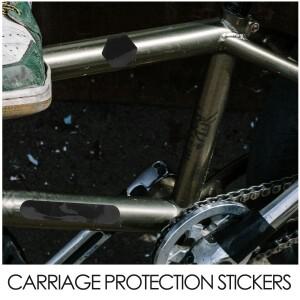 호환 1개 자전거 프레임 보호 스티커 PVC 랩 스크래치 방지 산악 도로 체인 스테이 가드