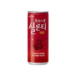 실론티 캔 175ml 롯데칠성음료 30EA사무실 세트 자판기 실론 캔티 홍차
