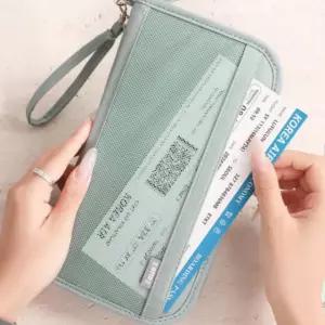 여권 지갑 안티스 해킹방지 스트랩 카드 휴대용 수납 보안 여행