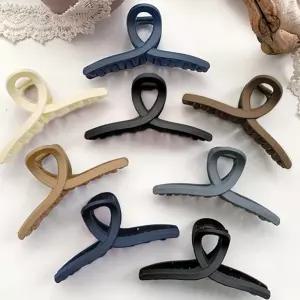 꼬임 헤어 집게핀 무광 트위스트 머리집게 올림머리 헤어집게핀 머리핀