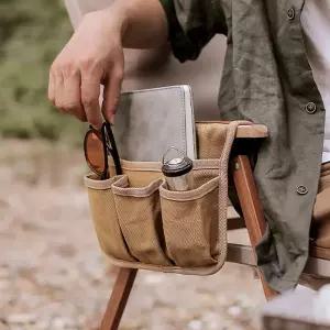 캠핑 의자걸이 소품 포켓 1개주머니 용걸이 수납 휴대폰파우치 용품 간편치