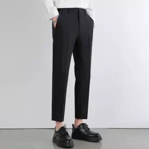 남성 9부 정장 바지 면접 오피스 캐주얼 팬츠남자 스타일 코디 출근패션 슬림 비즈니스룩 남자 트렌드 직장