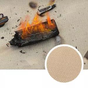 (moodoo) 캠핑 화로 세이프 방염매트 100X100cm메쉬백 메쉬가방 뷰티백 뷰티파우