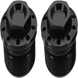 오토바이 39mm CNC 양극 산화 처리된 블랙 드래그 스페셜티 돔 포크 튜브 캡 볼트 할리 스포츠터 1200 883