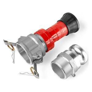 블로퓸 호스 노즐 2인치 npsh 대형 산업용 상시 흐름 안개 2pc 캠록 피팅 커플링