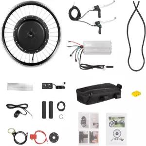 LNUJIUN 20인치 전기 자전거 앞바퀴 변환 키트 48V 1000W 허브 모터 키트LED 디스플레이 및 브러시리스