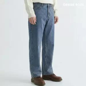 [디자이어로즈] 남자 허리밴딩 루즈핏 청바지