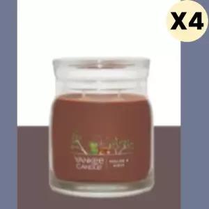 양키캔들 프랄린앤 자캔들 M 향초 홈데코 파티 X4