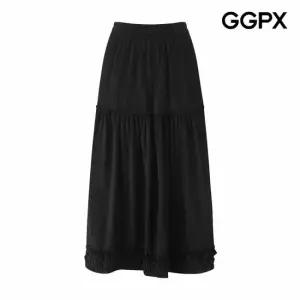 [GGPX] 융기모 프릴 티어드 스커트 (GQ1SK001F)