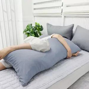 [당일 출고] 베드앤데코 멜란지 등쿠션(솜포함) 60x150