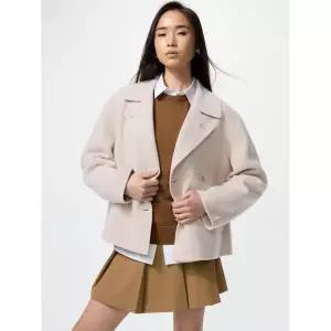 유니클로 UNIQLO 더블페이스쇼트코트(릴랙스핏)