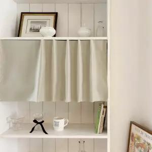 이지 무타공 쉽게 붙이는 벨크로 봉집형 책장 선반 주방 가림막 가리개 암