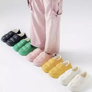 고무밴딩 소프트 슬립온 1P 겨울 캐주얼 털안감 신발