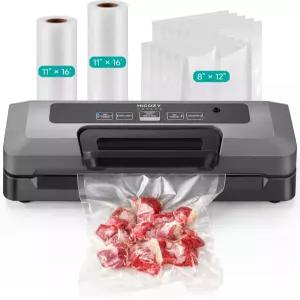 음식용 하이코지 진공 실러 강력한 히트 푸드 드라이 모이스트 7-1 멀티 자동 모드 이지 락 핸들 10개의