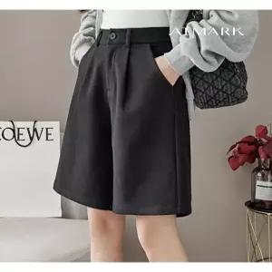 [앳마크]ATMARK 윈터핀턱모직터치숏팬츠_AA39PT011G