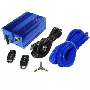 진공펌프모듈 리모컨 시거잭 압력 컨트롤러 스테인레스 파이프 가변배기밸브 자동차용 튜닝 배기