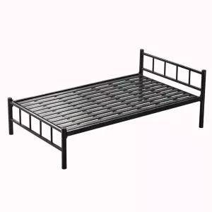 높은 다리 평상형 조립식 싱글 철제 높은다리 흰색 길이