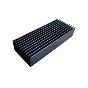 이지카고 2pcs 40mm 히트싱크 100mm x 30mm + 열전도 테이프 LED 전력 증폭기용 알루미늄 쿨러 TEC1-12706