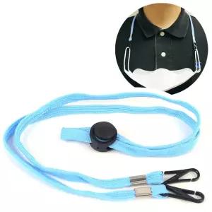 마스크 스트랩 파랑 분실방지 목걸이 목줄 명찰줄 안경줄