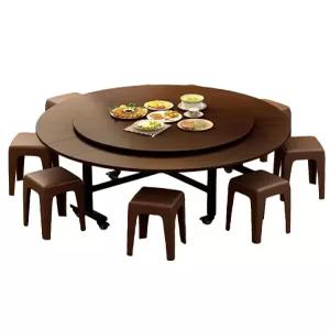 레스토랑 업소용 호텔 원형 식탁 다이닝 회전테이블