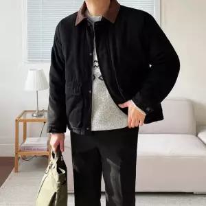 남자 겨울 코튼 누빔 헌팅 자켓 3color