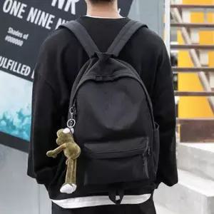 남녀공용 무지 캐주얼 백팩 학생 책가방 출근가방 WEC908C