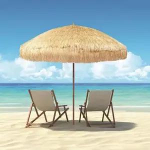 지푸라기볏짚 테라스 밀짚파라솔 밀짚파라솔