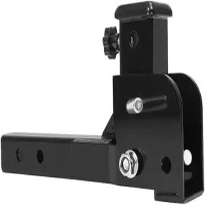 2인치 트레일러 히치 익스텐션 샹크 마운트 카고 휠체어 캐리어 어댑터와 호환되는 KUAFU 접이식 어댑터