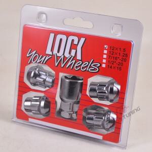 4너트 + 1 키 M12X1.5 32mm 스틸 자동차 휠 림 잠금 혼다 호환 도요타 호환 마자다 용 러그