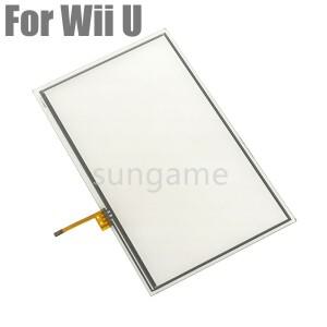 [호환품]Nintend Wii U 수리 부품용 교체용 게임패드 디지타이저 터치 스크린 1개