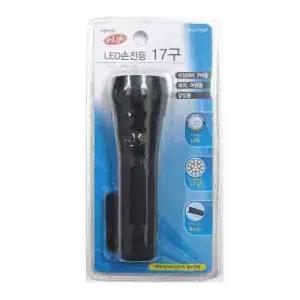 롯데이라이프 LED 휴대용 랜턴 17W 17구 캠핑 용랜턴 손전등 후레쉬 LED용 등산 다용도