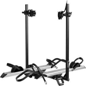 폴스타 알루미늄 히치 장착 자전거 캐리어 스탠다드 바이크 및 에빅 핏 카 SUV 트럭 트레일러 RV를 위한