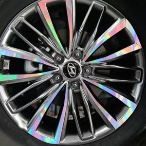 현대 자동차 그랜져IG-19인치 홀로그램 휠 튜닝 마스크 스티커 휠5대분차량 휠스티커 휠데칼 데칼 카본 그