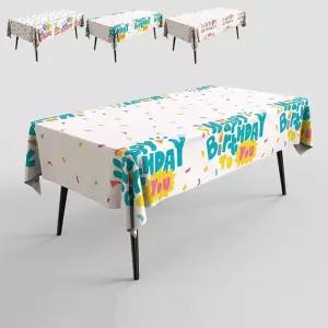[퍼니메이커]생일 파티 테이블보1+1 식탁보 일회용 장식소품 테이블보 생일파티식탁보 생일파티테이블보 생