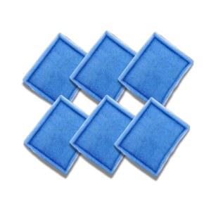 LeadCon 6팩 교체용 수족관 필터 카트리지, Aqua-Tech 37.7-75.7L(10-20갤런) 전원 필터에 적합, EZ-Change #2 어항 필터용