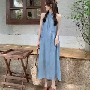 민소매원피스 민소매 원피스 여름원피스 뷔스티에 (WFKEOTS)