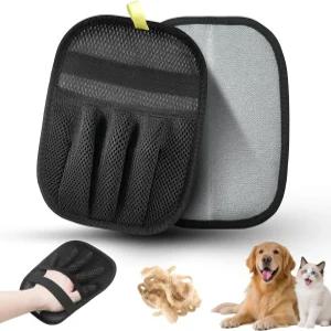 고양이와 개를 위한 AOBIS 반려동물 털 제거 장갑 - 재사용 가능한 정전기 도구 가정용 카시트용