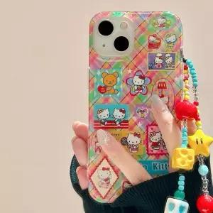 아이폰17 프로 맥스 케이스 체크 곰돌이 키티